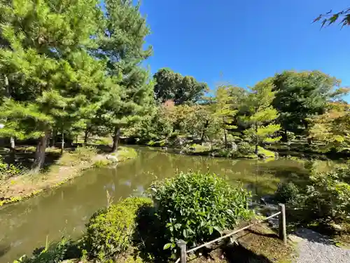 等持院の庭園