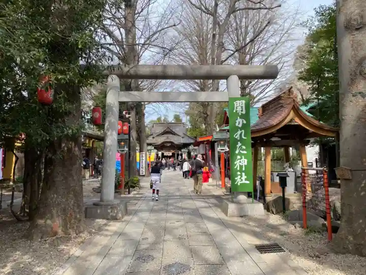 田無神社の鳥居