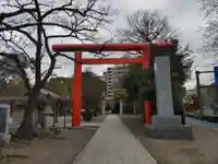 稲毛神社の鳥居
