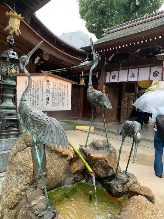 櫛田神社の手水舎