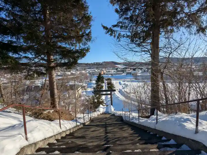 留辺蘂神社の景色