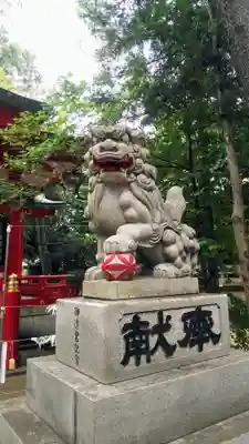 赤堤六所神社の狛犬