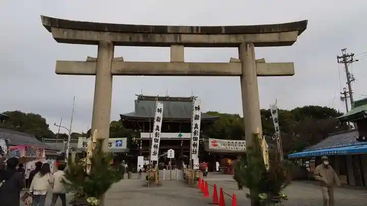 真清田神社の鳥居