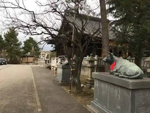 於保多神社の狛犬