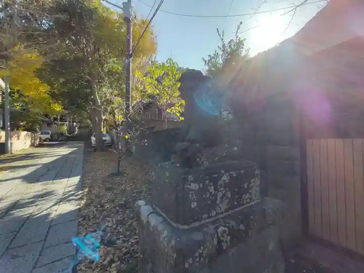五所神社の狛犬