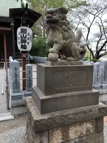 星川杉山神社の狛犬