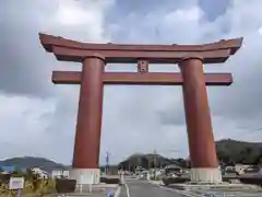 最上稲荷山妙教寺の鳥居