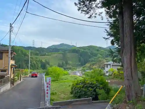 阿伎留神社の景色