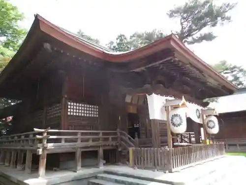 青森縣護國神社の本殿・本堂