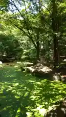 帯廣神社の庭園