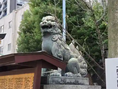 綱敷天神社の狛犬