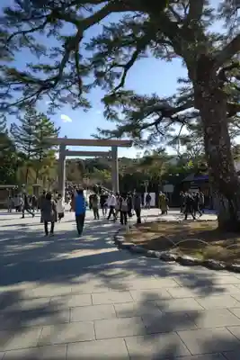 伊勢神宮内宮(皇大神宮)の鳥居