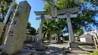 六月八幡神社の鳥居