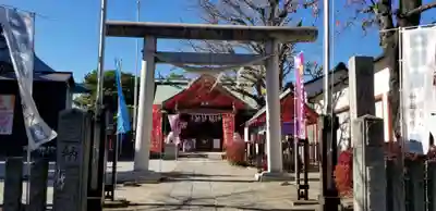 葛飾氷川神社の鳥居