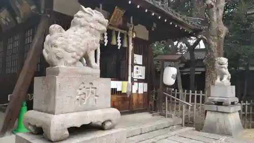 丸山神明社の狛犬