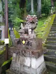 中之嶽神社の狛犬