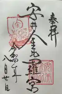 安井金比羅宮の御朱印