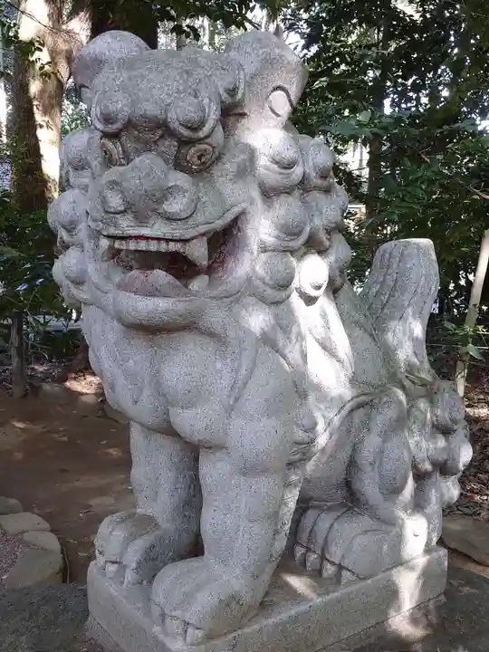 駒木諏訪神社の狛犬