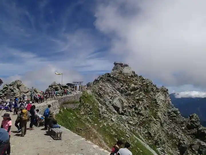 雄山神社峰本社の自然