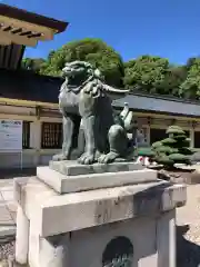 愛知縣護國神社の狛犬