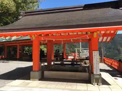 熊野那智大社の手水舎