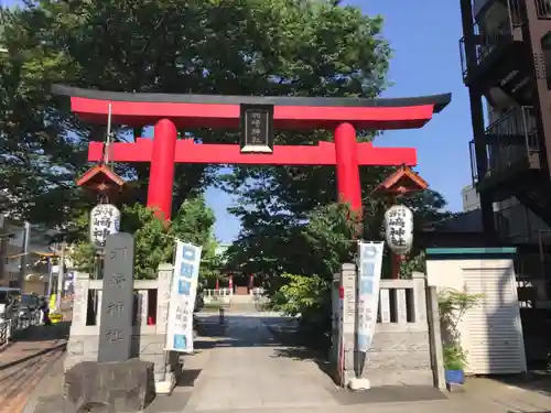 木場 洲﨑神社の鳥居