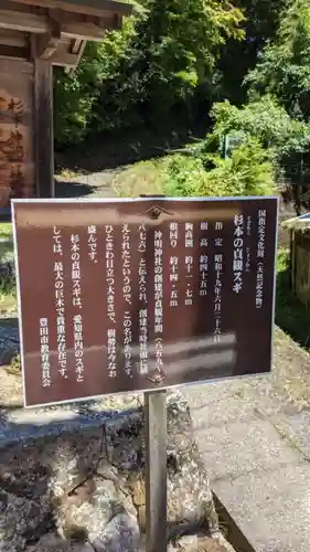 杉本神明神社の歴史