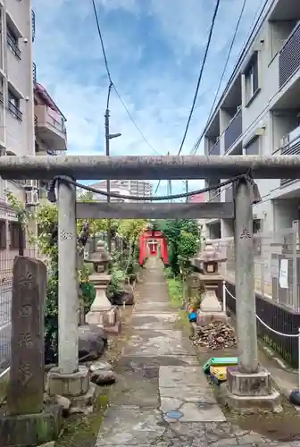 福田稲荷神社の鳥居