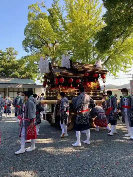 公智神社のお祭り