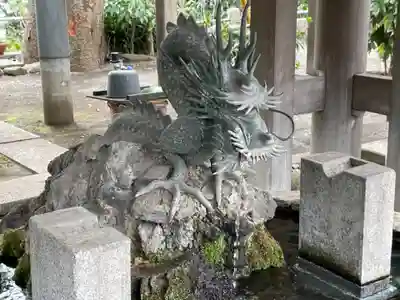 所澤神明社の手水舎