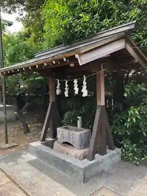 國領神社の手水舎