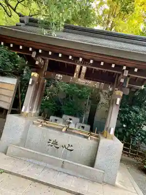 王子神社の手水舎