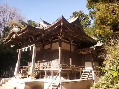 西八朔杉山神社の本殿・本堂