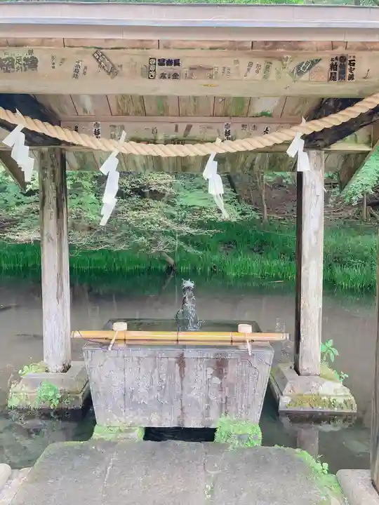 赤城神社の手水舎