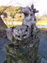 釜屋神社の狛犬