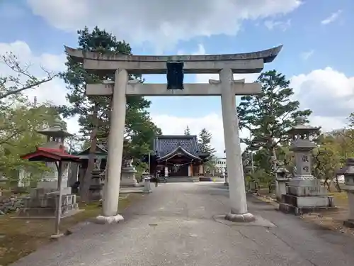 於保多神社の鳥居