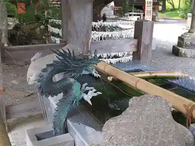 冨士御室浅間神社の手水舎