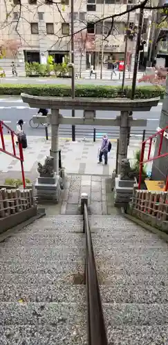 三田春日神社の鳥居