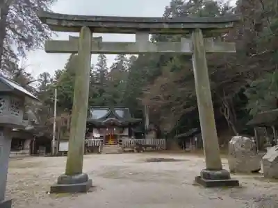 湯泉神社の鳥居