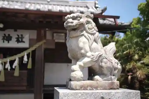 知形神社の狛犬