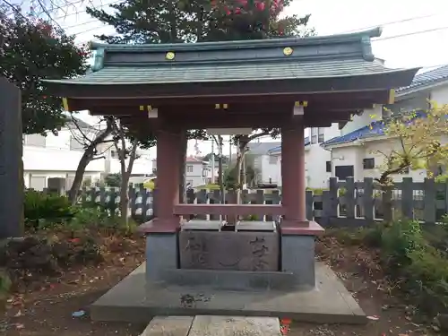 赤塚氷川神社の手水舎