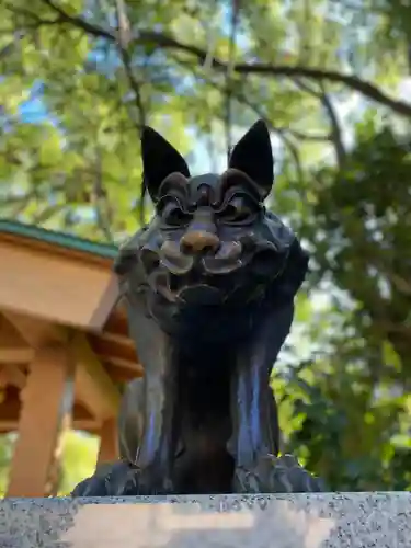 稲毛神社の狛犬