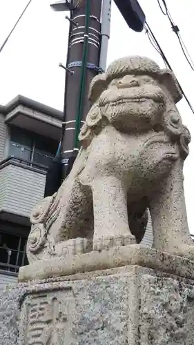 稲毛浅間神社の狛犬