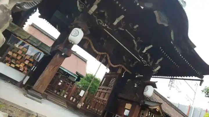 六孫王神社の山門・神門