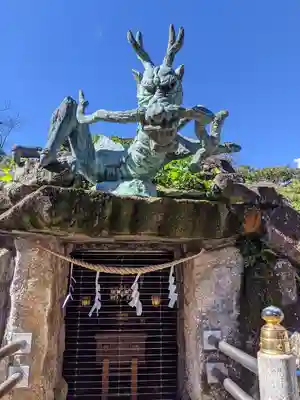 江島神社の狛犬