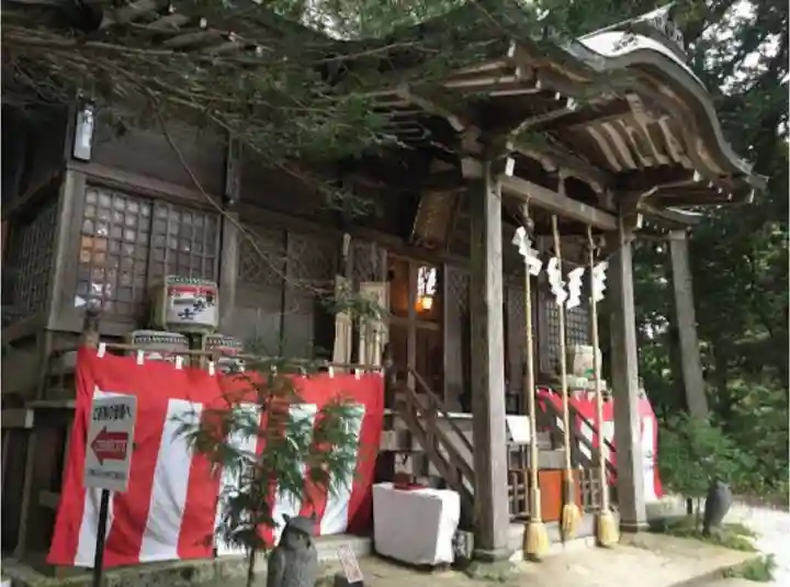 鷲子山上神社の本殿・本堂