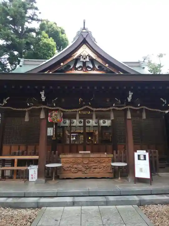 鳩ヶ谷氷川神社の本殿・本堂