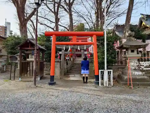 安積國造神社の鳥居