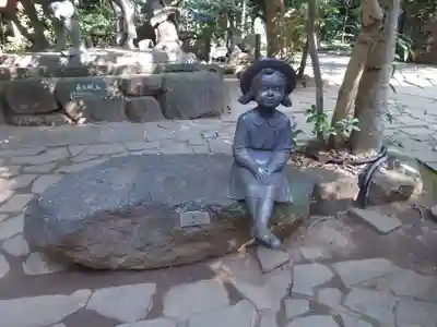 駒木諏訪神社の像