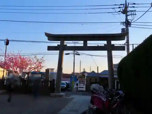 北澤八幡神社の鳥居